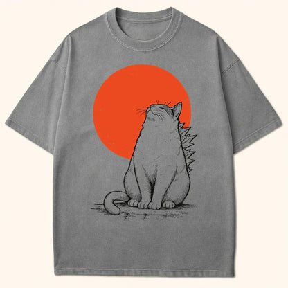 Sunrise Contemplation T-Shirt Grey / S 17751063430341741362 T-Shirt