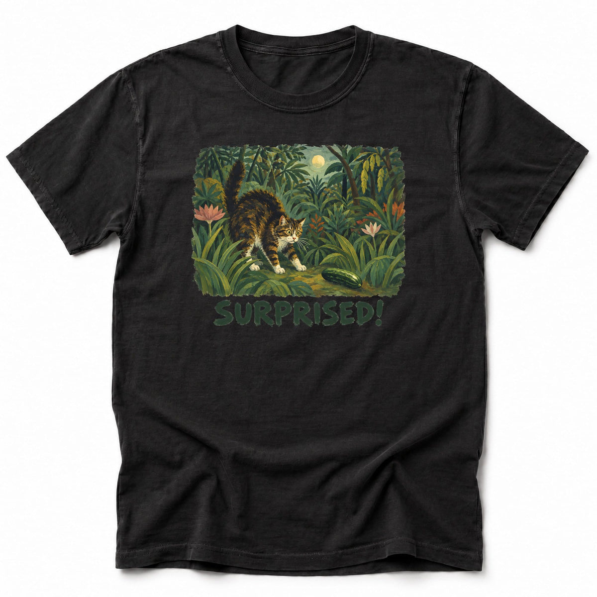 Surprised T-Shirt Black / S 16146426471586843661 T-Shirt