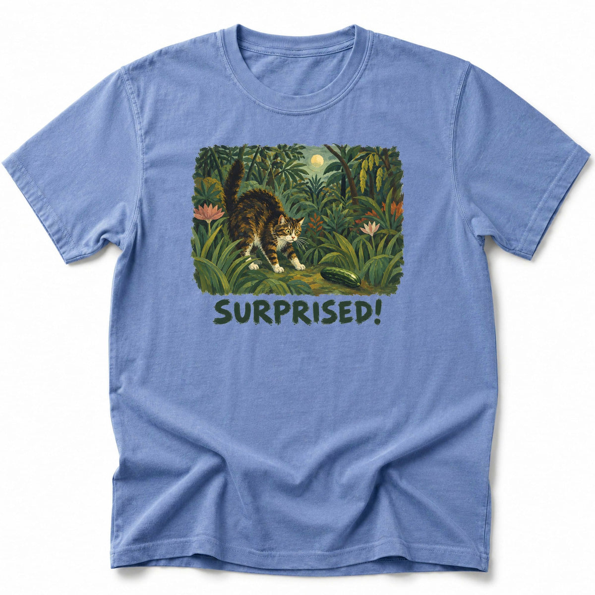 Surprised T-Shirt Blue Jean / S 12125624128835024727 T-Shirt