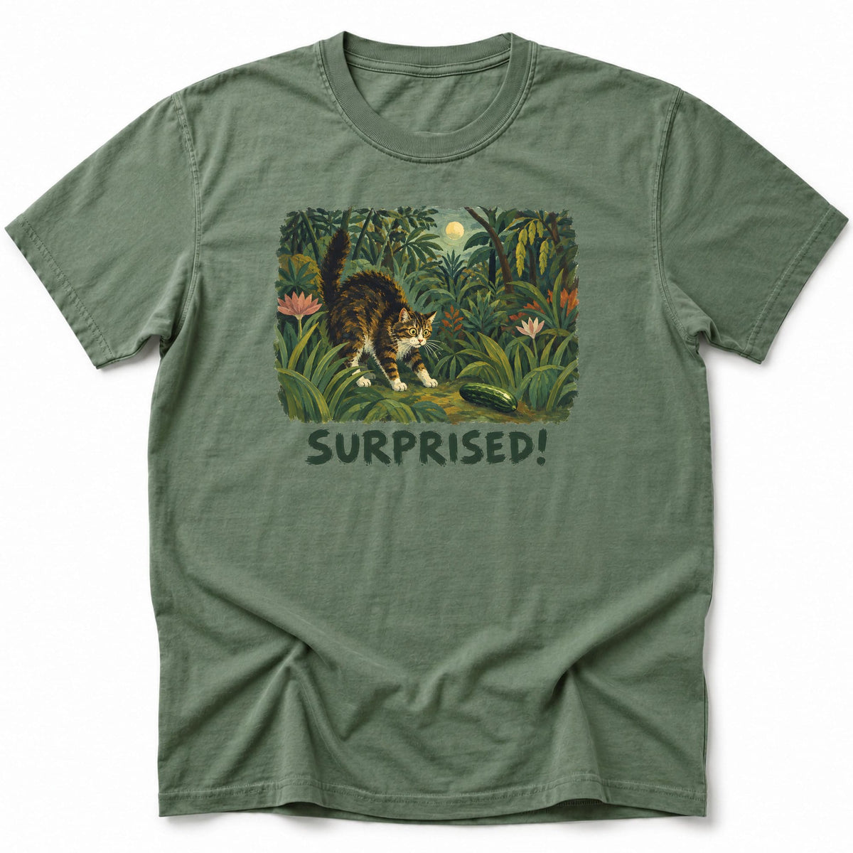 Surprised T-Shirt Moss / S 22949709556693047383 T-Shirt