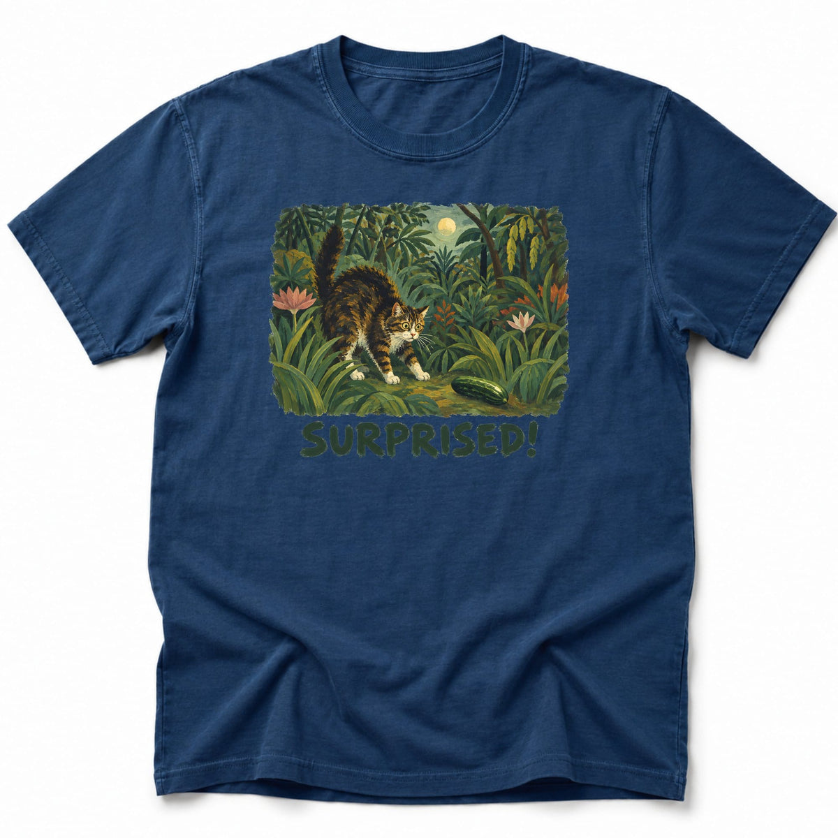 Surprised T-Shirt Navy / S 21850466801537188722 T-Shirt