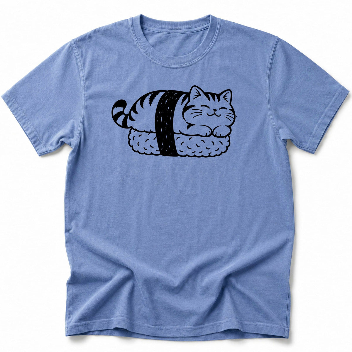 Sush Neko T-Shirt Blue Jean / S 18578760071854900815 T-Shirt