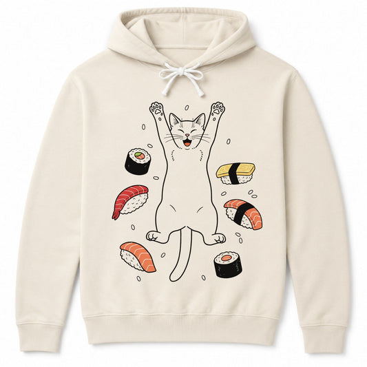 Sushi Day Joy Hoodie Ivory / S 23862173678310999323 Hoodie