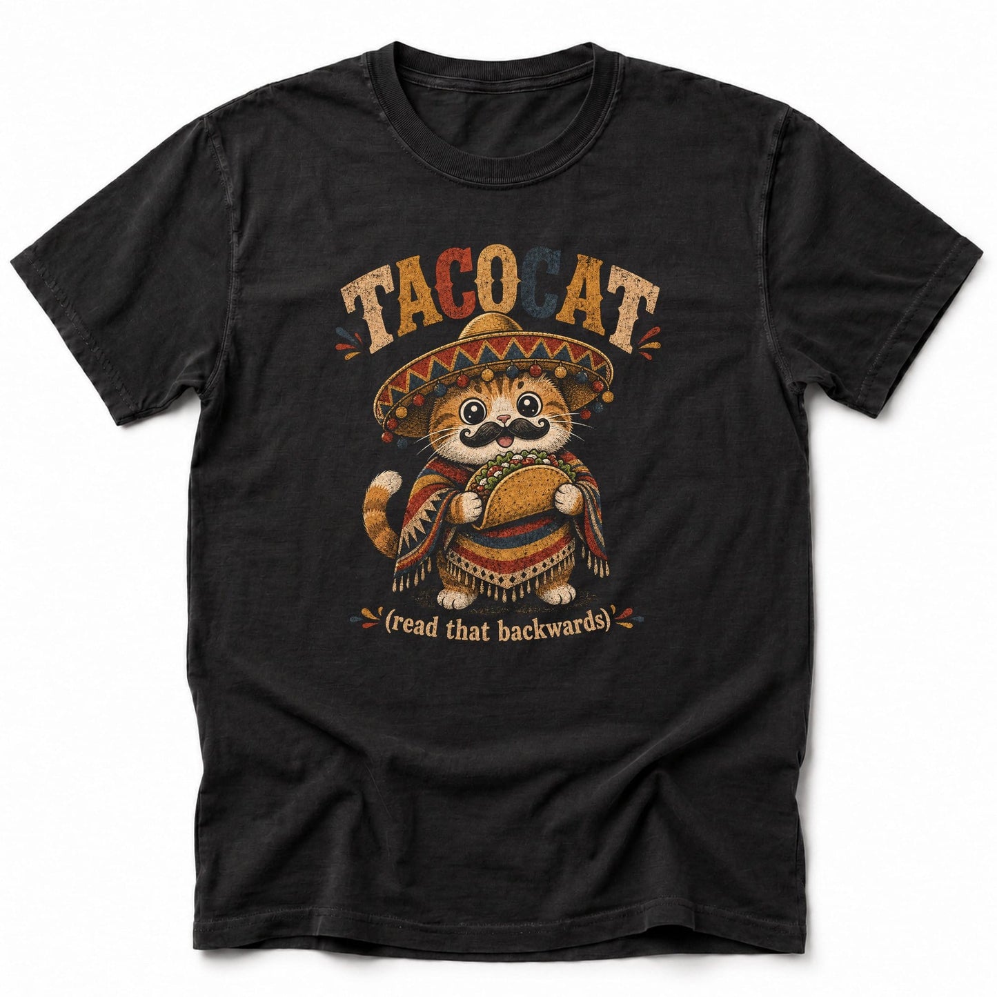 Taco Cat T-Shirt Black / S 23162048220203898818 T-Shirt