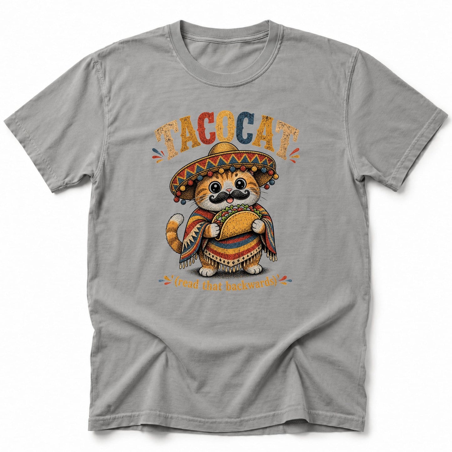 Taco Cat T-Shirt Grey / S 33172981392538653001 T-Shirt