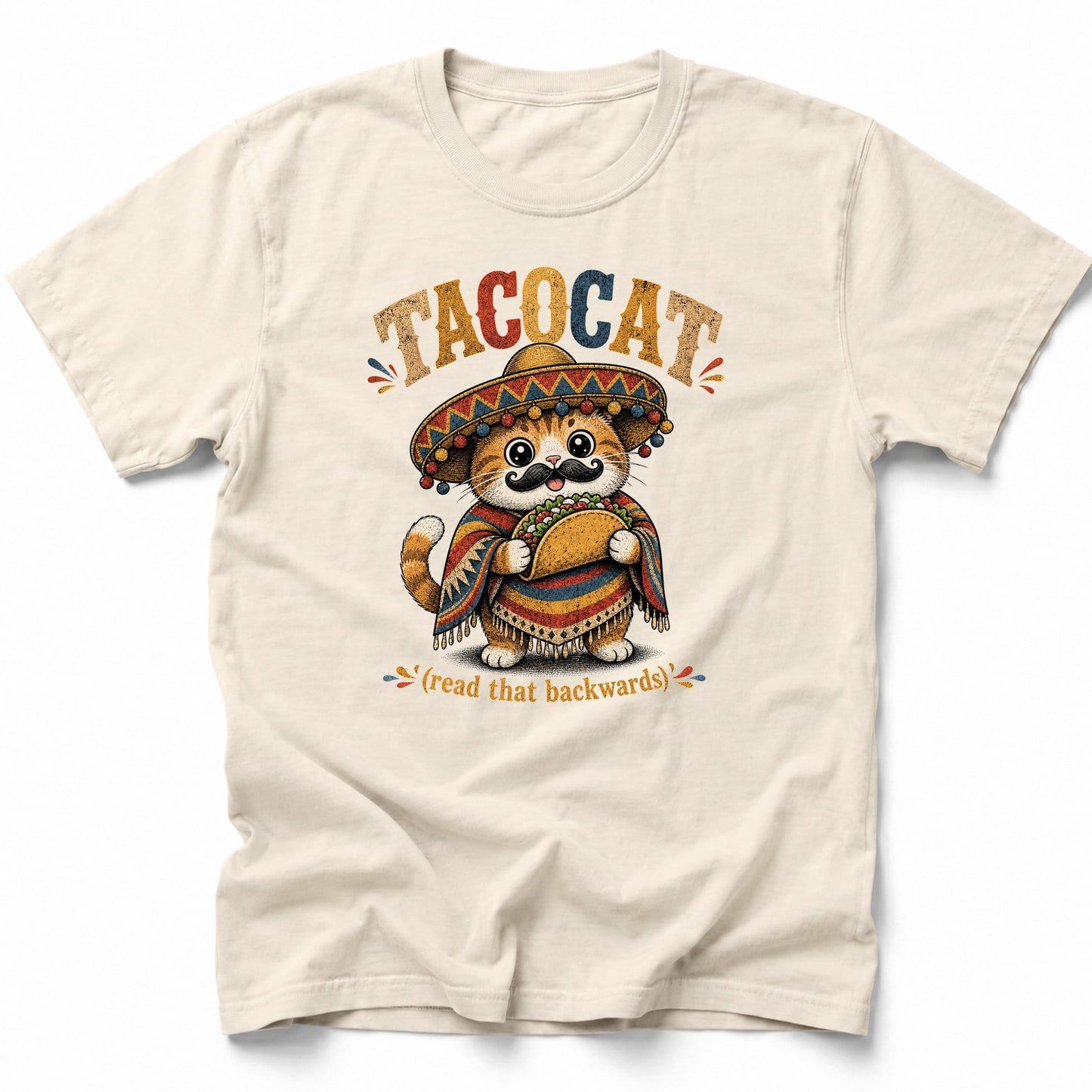 Taco Cat T-Shirt Ivory / S 30411292269783570295 T-Shirt