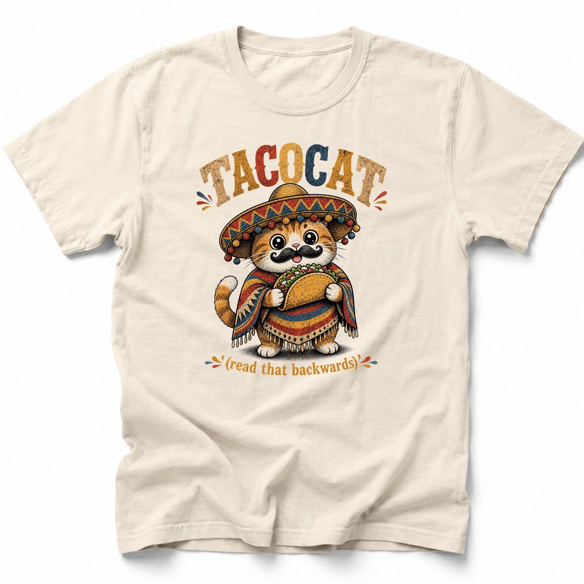 Taco Cat T-Shirt Ivory / S 30411292269783570295 T-Shirt