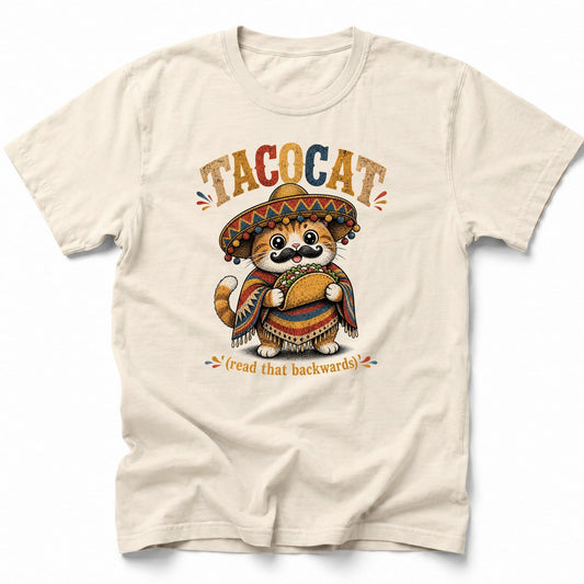 Taco Cat T-Shirt Ivory / S 30411292269783570295 T-Shirt