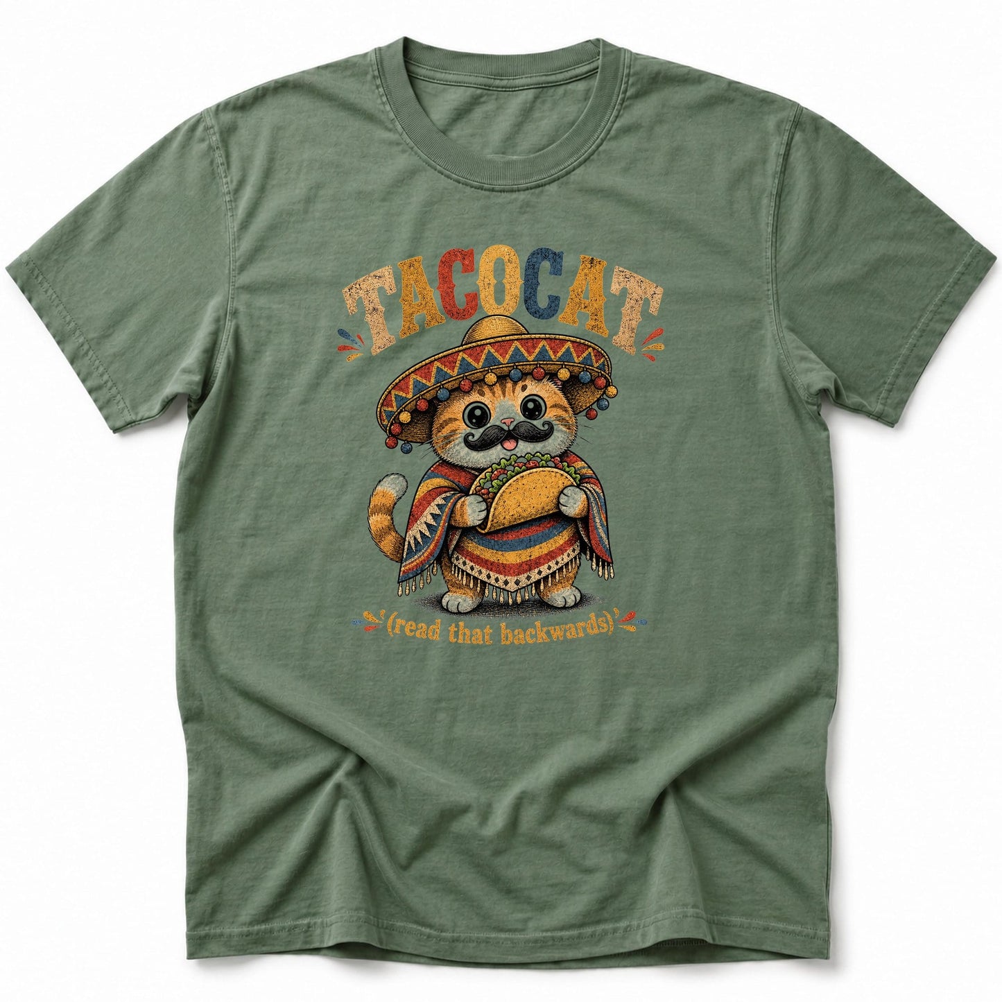 Taco Cat T-Shirt Moss / S 13671450104656393462 T-Shirt