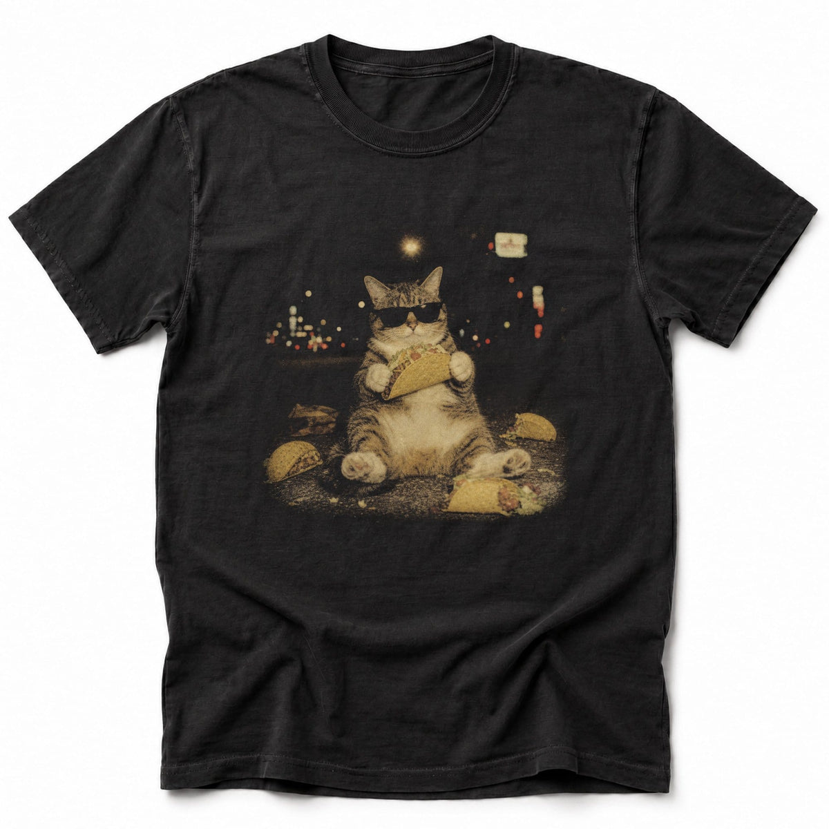 Taco Noir T-Shirt Black / S 19097923611509098319 T-Shirt