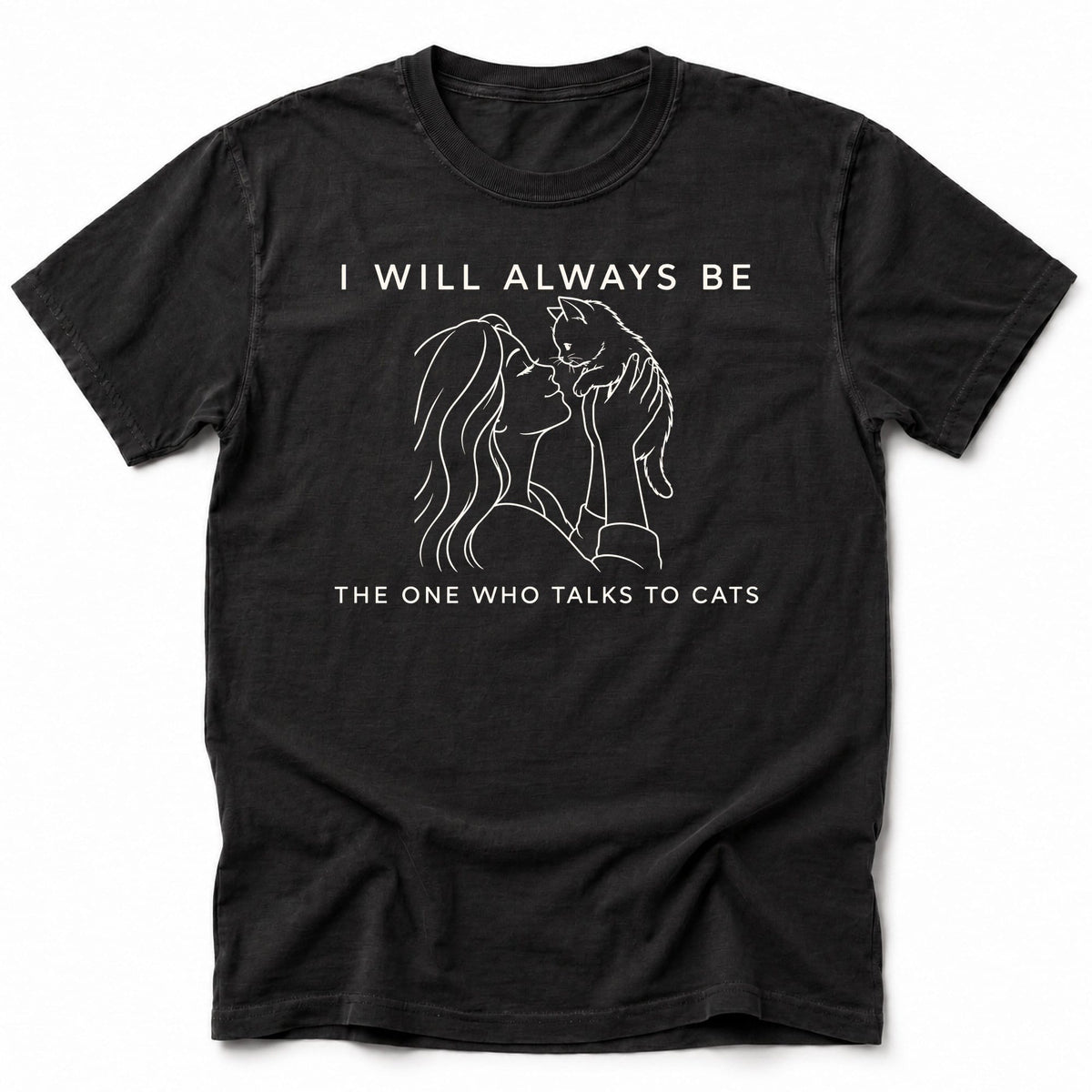 Talk To Cats T-Shirt Black / S 18630710326611872909 T-Shirt