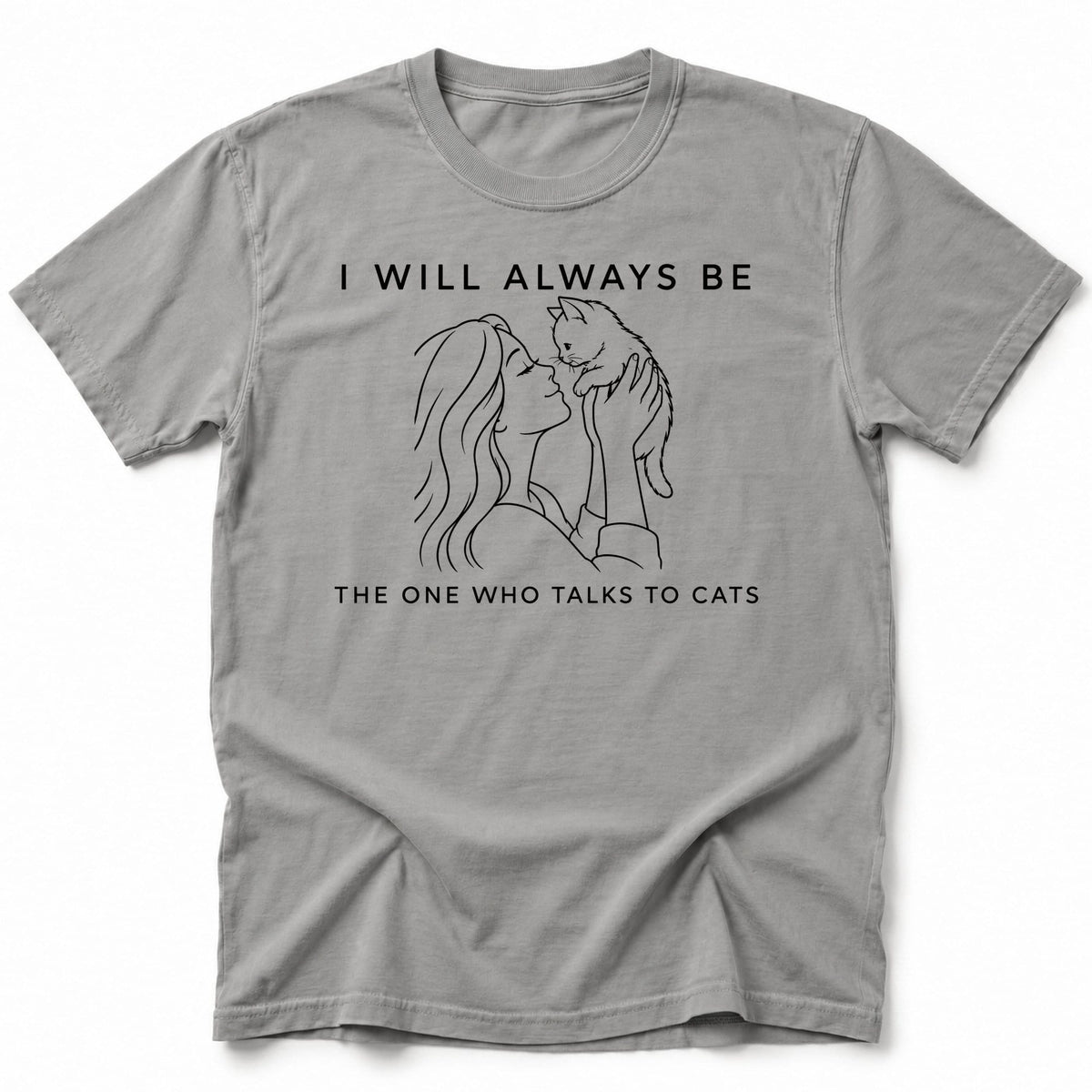 Talk To Cats T-Shirt Grey / S 33390648237059590068 T-Shirt