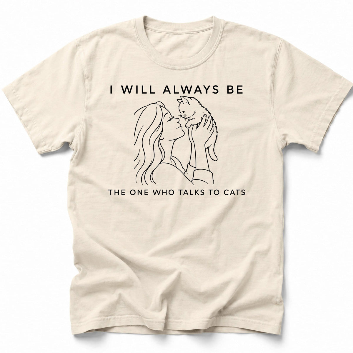 Talk To Cats T-Shirt Ivory / S 24553537394726003193 T-Shirt