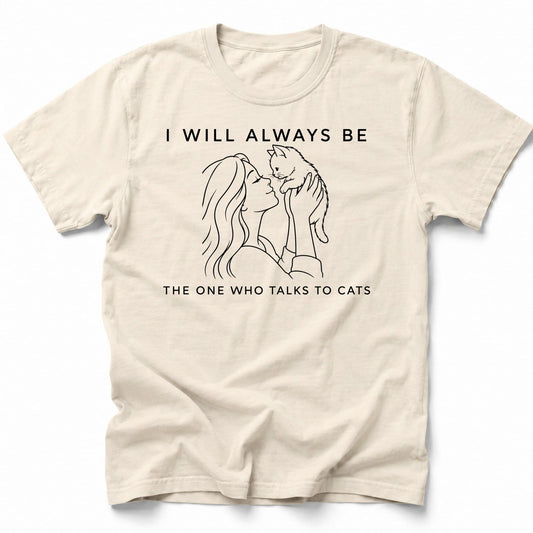 Talk To Cats T-Shirt Ivory / S 24553537394726003193 T-Shirt