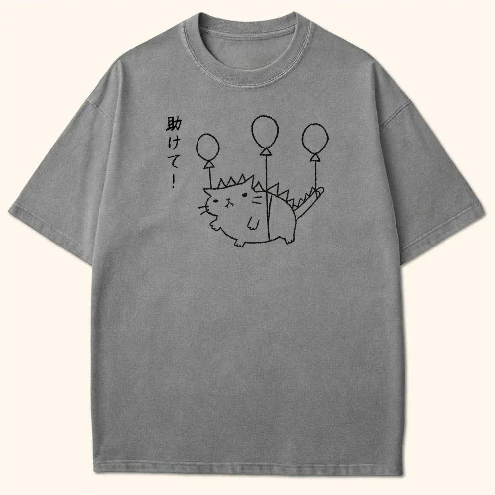 Tasukete T-Shirt Grey / S 80561506380294056076 T-Shirt