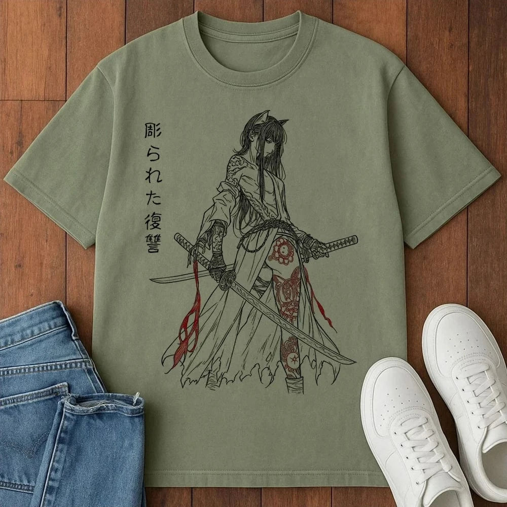 Tatooed Vengeance T-Shirt Moss / S 34665969123217350825 T-Shirt