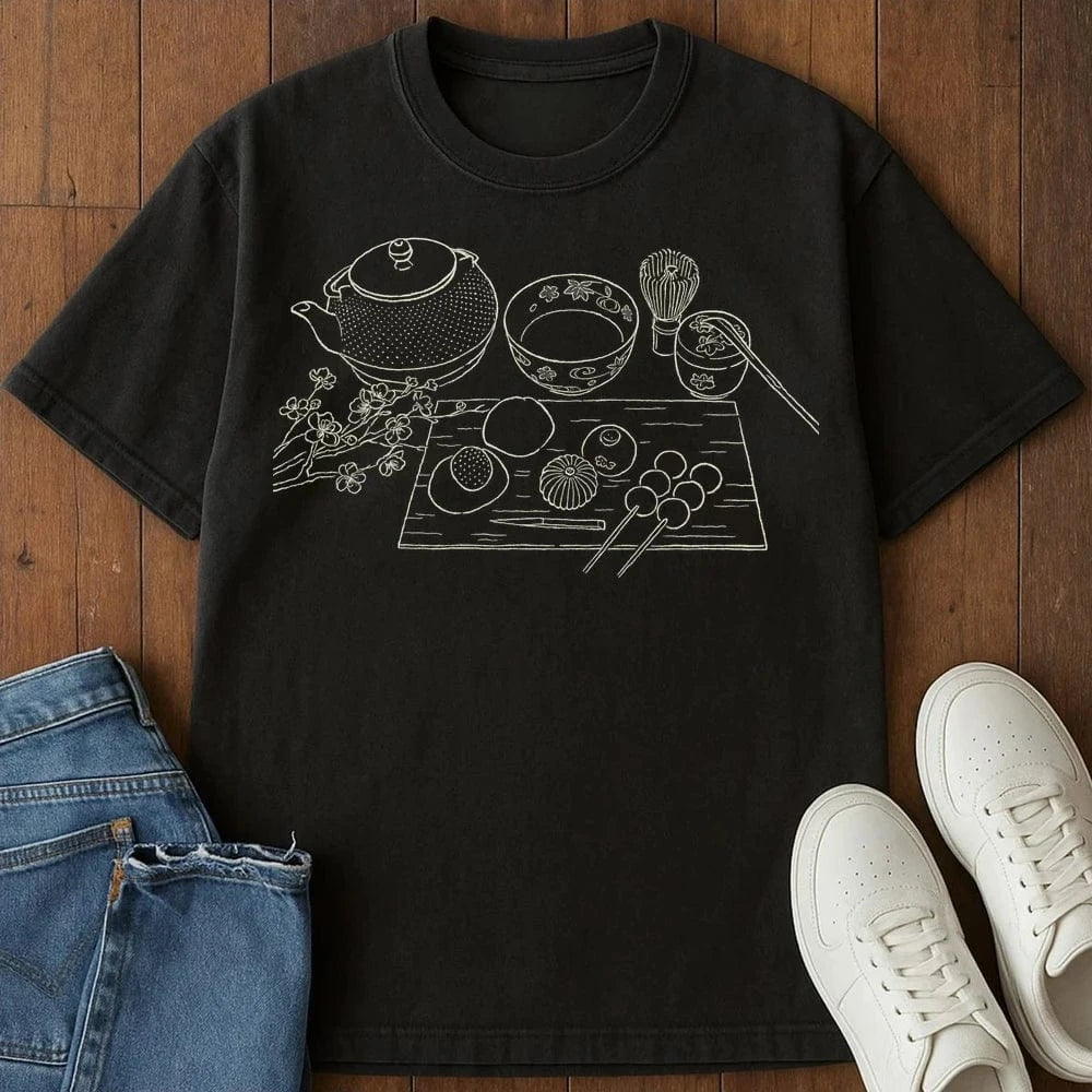 Tea Ceremony T-Shirt Black / S 16651131221138910848 T-Shirt