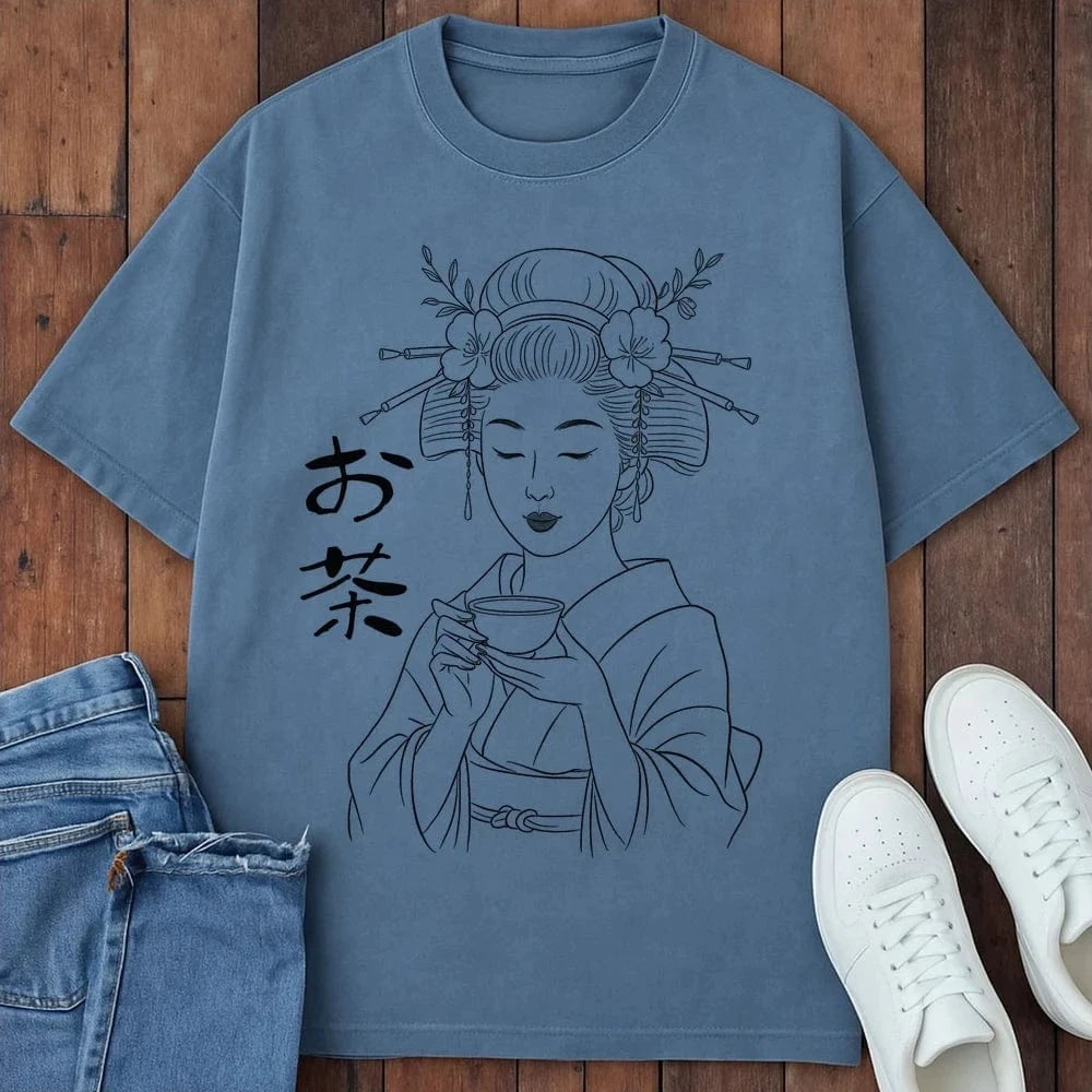 Tea Ceremony T-Shirt Blue Jean / S 36983616873623369789 T-Shirt