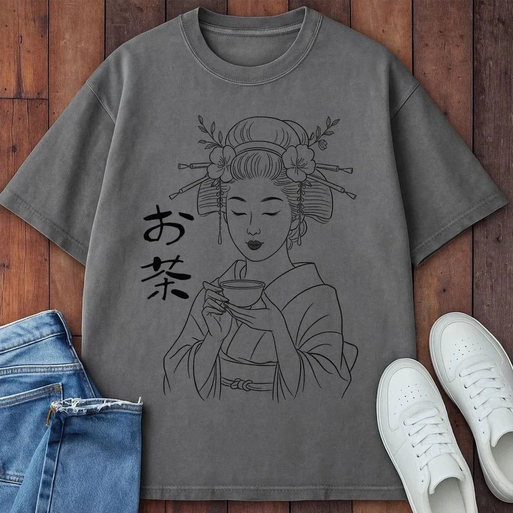Tea Ceremony T-Shirt Grey / S 35720288272261838128 T-Shirt