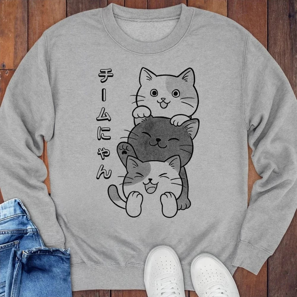 Team Nyan Sweatshirt S / Sport Grey 17846513443425840282 Sweatshirt