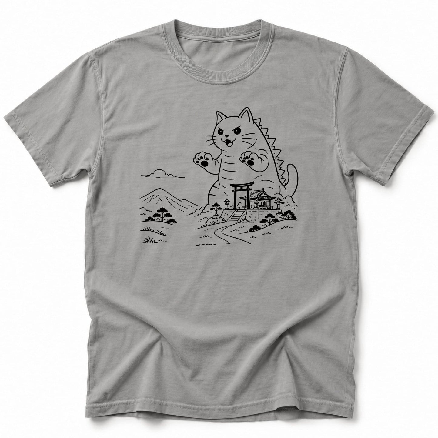 Temple Terror T-Shirt Grey / S 27448731142110859674 T-Shirt
