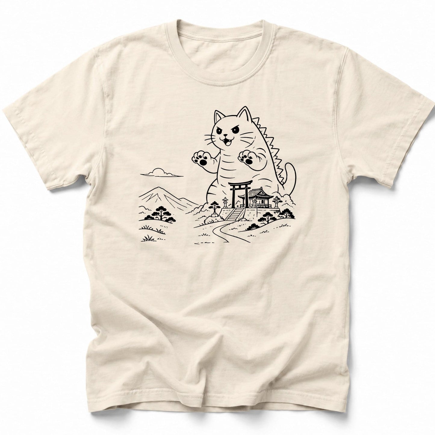 Temple Terror T-Shirt Ivory / S 68606076463602139963 T-Shirt