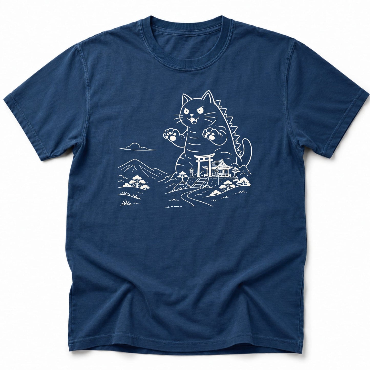 Temple Terror T-Shirt Navy / S 17389179497685607831 T-Shirt