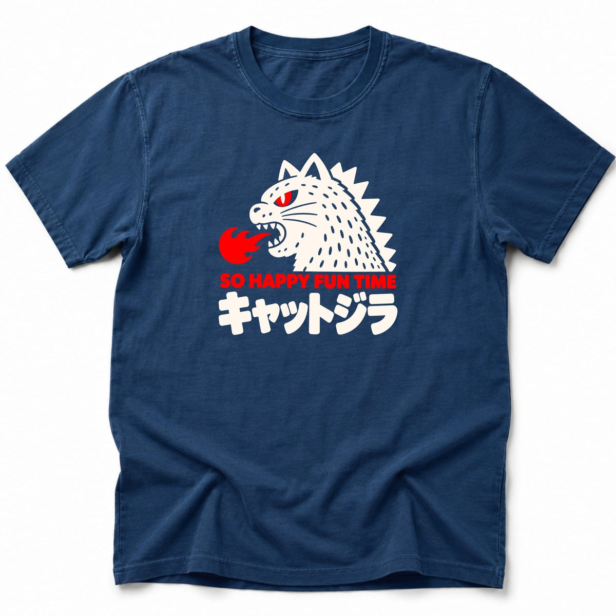 The Cat T-Shirt Navy / S 37074145233892709517 T-Shirt