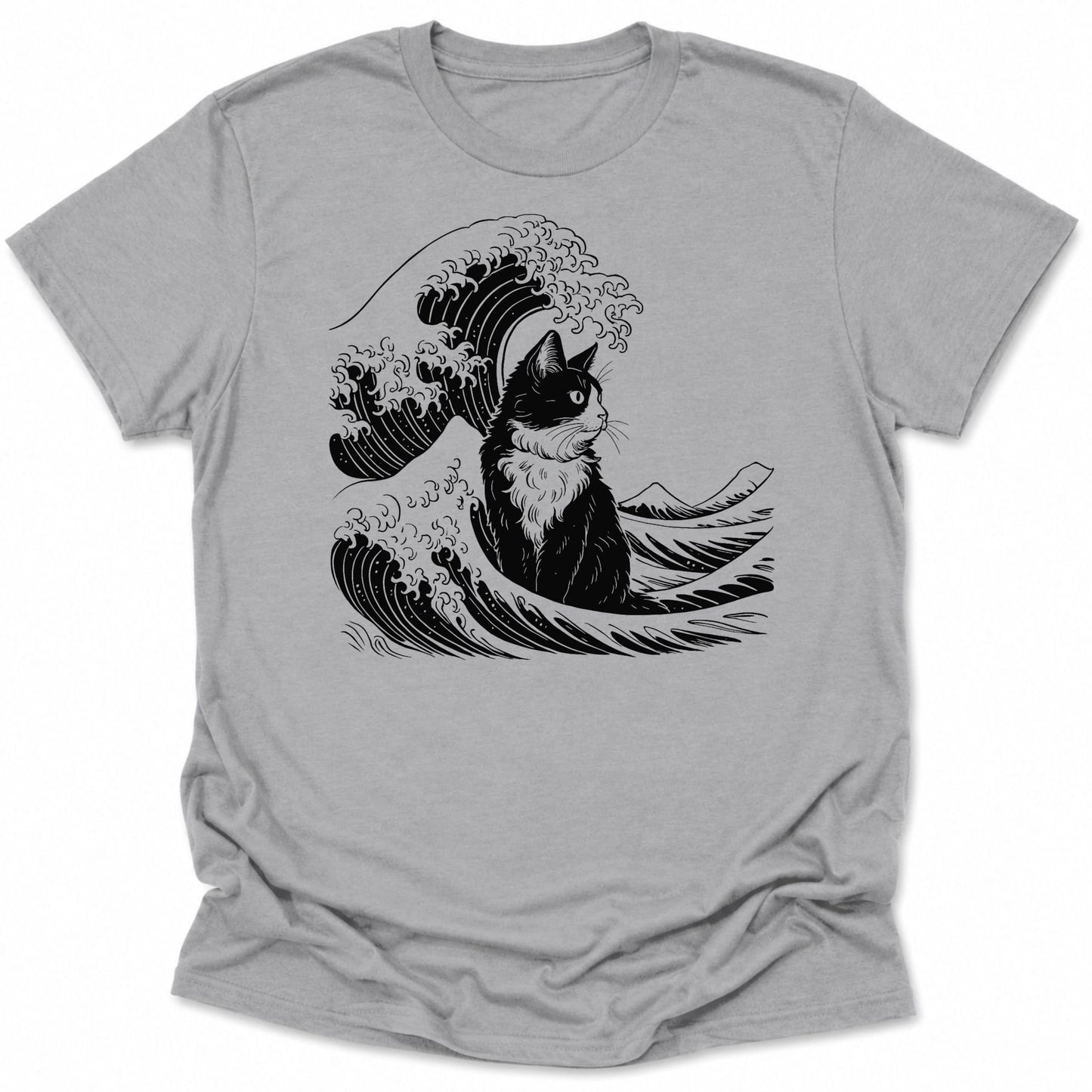 The Great Cat Wave Everyday Softstyle Tee Sport Grey / S 14707663520923754321 T-Shirt