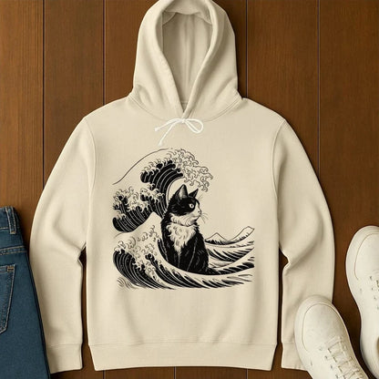 The Great Cat Wave Hoodie Ivory / S 12921889154739480886 Hoodie