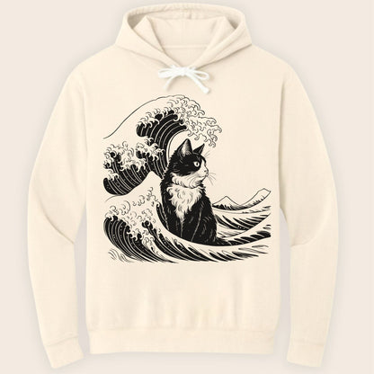 The Great Cat Wave Hoodie Ivory / S 12921889154739480886 Hoodie
