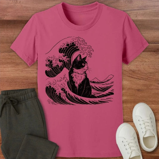 The Great Cat Wave Kids T-Shirt Berry / S 34409828459015505697 Kids clothes