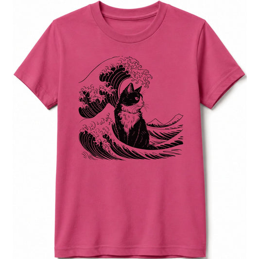 The Great Cat Wave Kids Tee Berry / S 34409828459015505697 Kids clothes