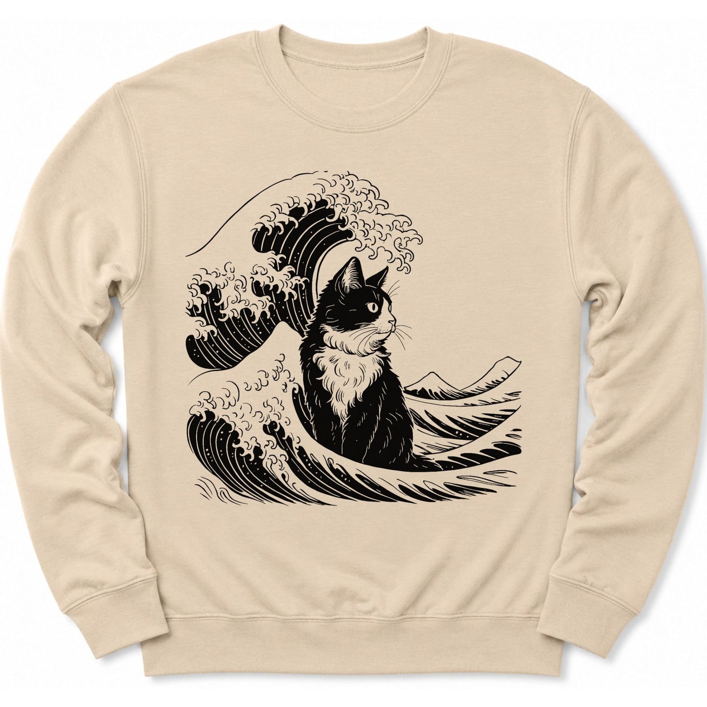 The Great Cat Wave Sweatshirt Sand / S 22365052890472404383 Sweatshirt