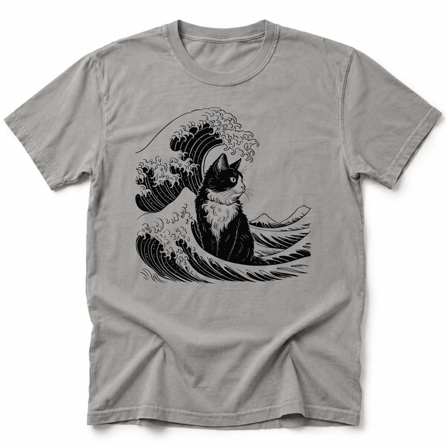 The Great Cat Wave T-Shirt Grey / S 29524888803743198671 T-Shirt