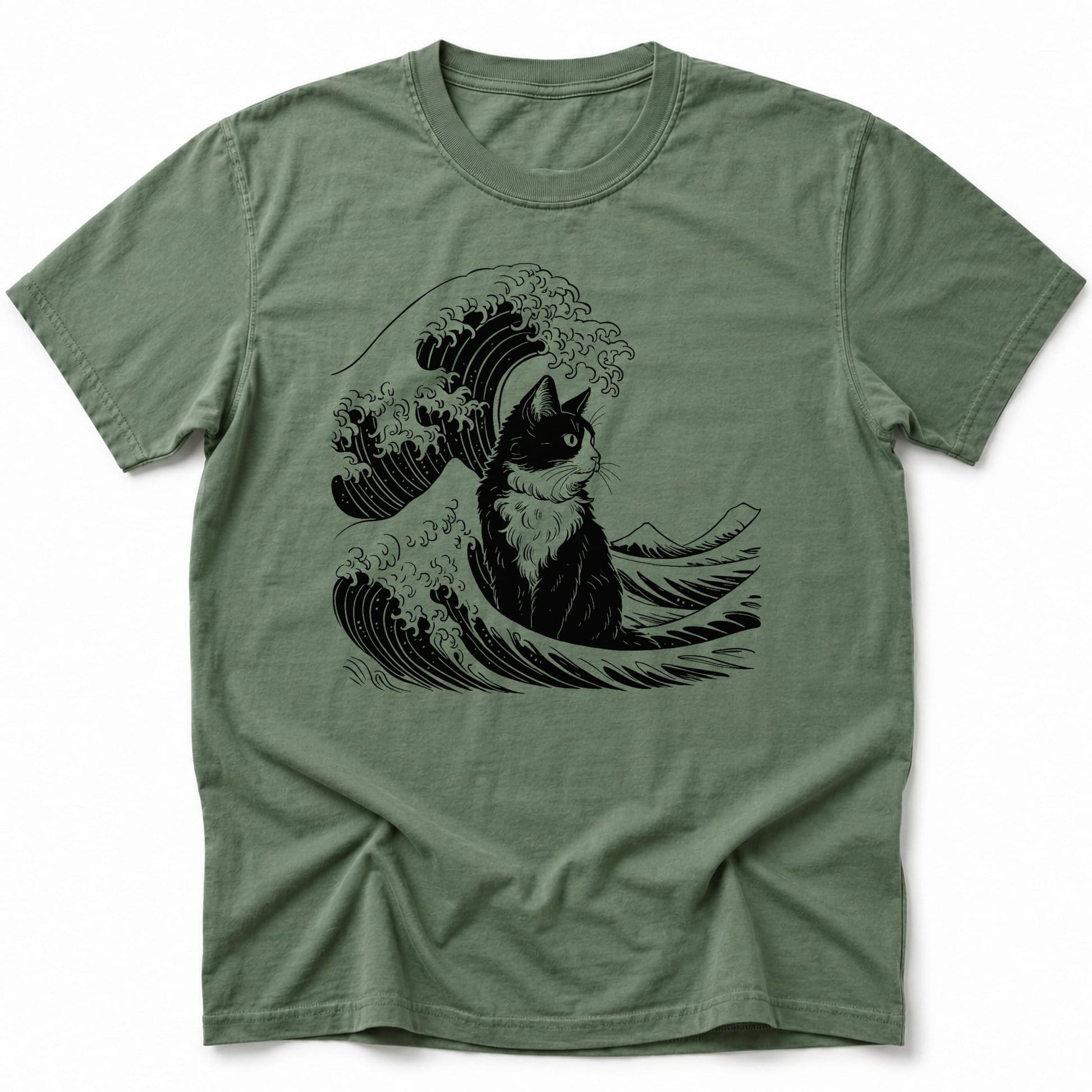 The Great Cat Wave T-Shirt Moss / S 13546644540524309741 T-Shirt
