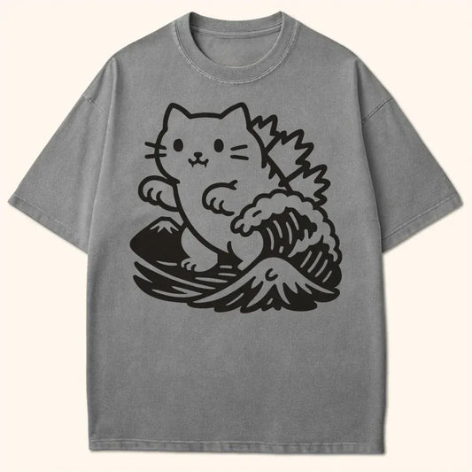 The Great Meow T-Shirt Grey / S 32975688854191690280 T-Shirt