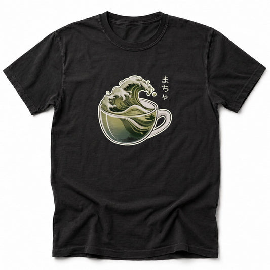 The Great Wave Of Macha T-Shirt Black / S 10932796537456794078 T-Shirt
