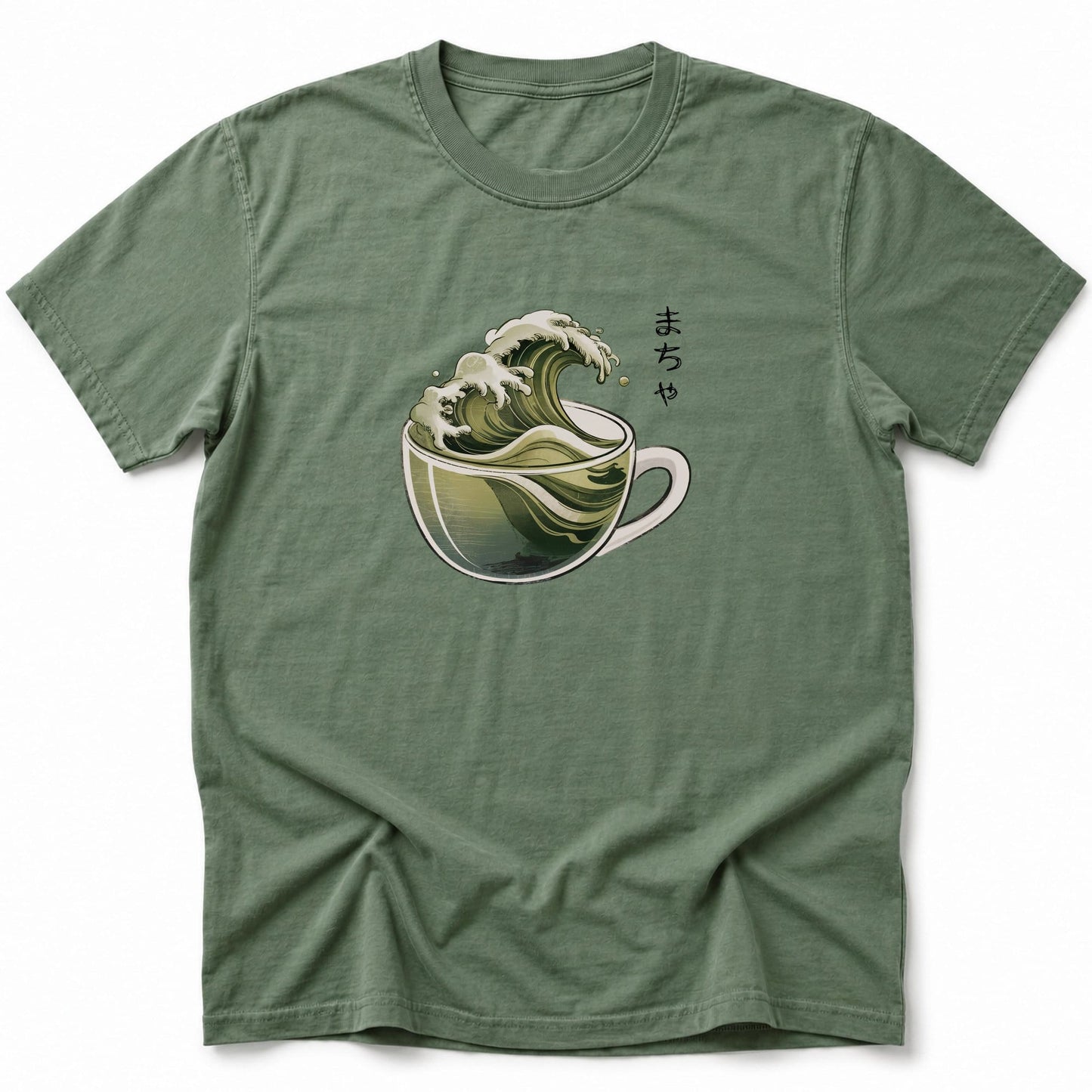 The Great Wave Of Macha T-Shirt Moss / S 30861116081519902599 T-Shirt