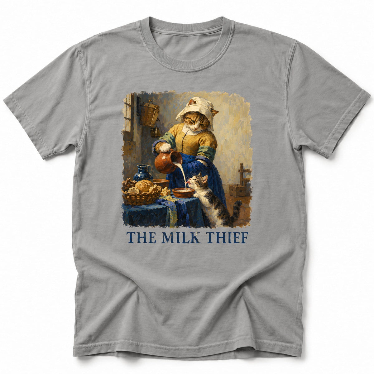 The Milk Thief T-Shirt Grey / S 17182471852865607036 T-Shirt