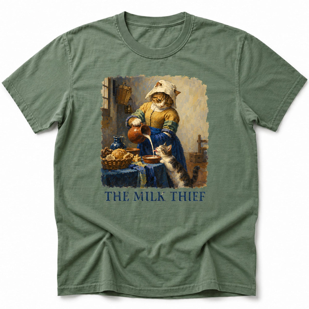 The Milk Thief T-Shirt Moss / S 31295790362960522611 T-Shirt