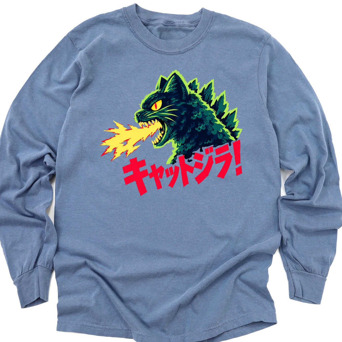 The Retro Chaos Long Sleeve Blue Jean / M 12244824858233985966 Long-sleeve