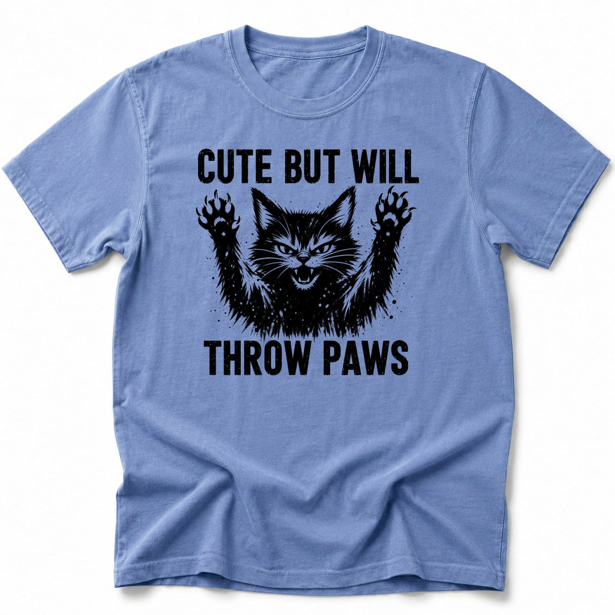 Throw Paws T-Shirt Blue Jean / S 14718710985011669348 T-Shirt