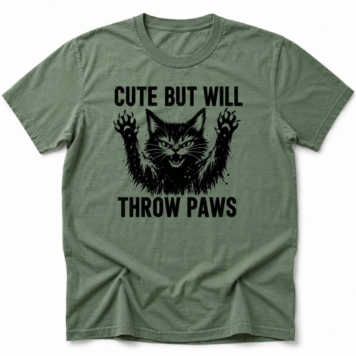 Throw Paws T-Shirt Moss / S 82617005626102376720 T-Shirt