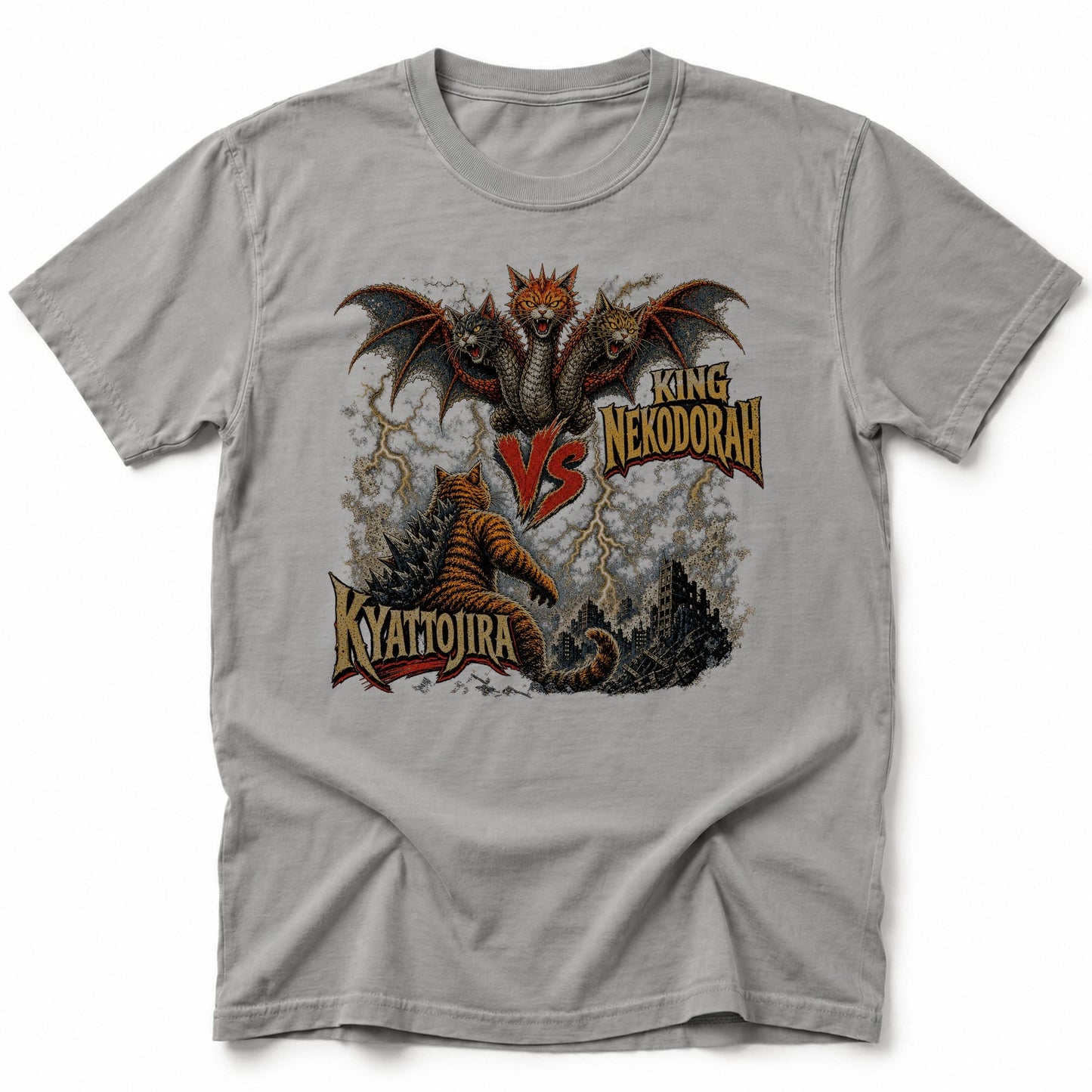 Thunder Clash T-Shirt Grey / S 33854874702623400953 T-Shirt