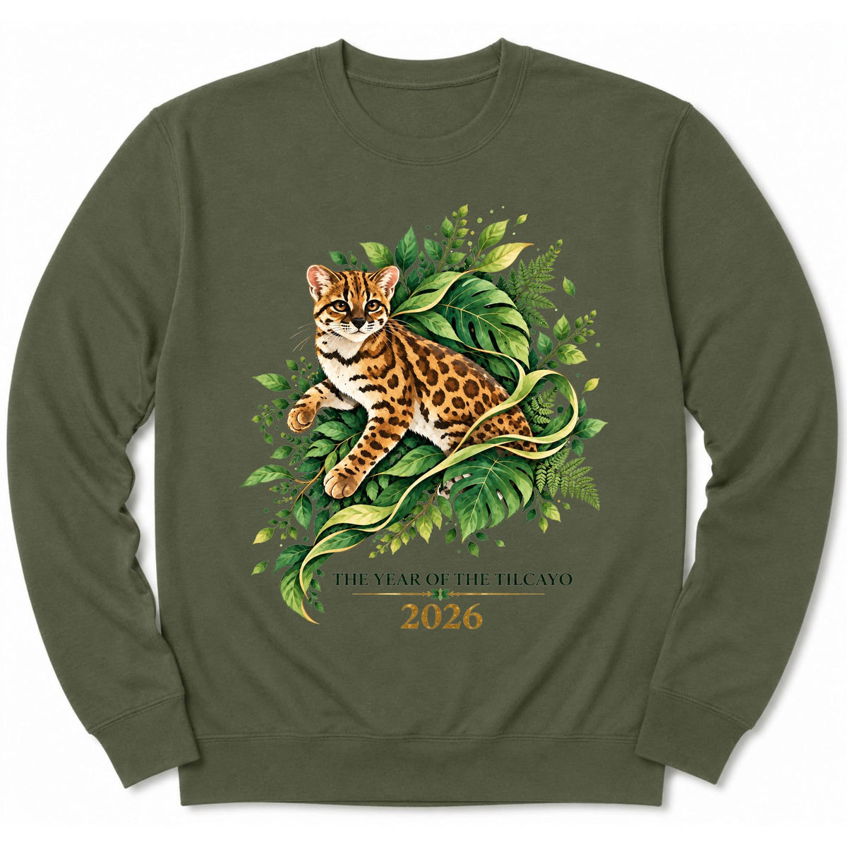 Tilcayo Year 2026 Sweatshirt Military Green / S 95368062916194260959 Sweatshirt
