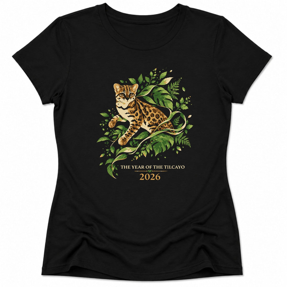 Tilcayo Year 2026 Womens Tee Black / S 19056560816106848676 T-Shirt
