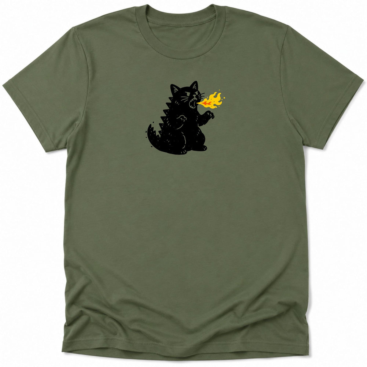 Tiny Kaiju Energy Everyday Softstyle Tee Military Green / S 15114006002196731953 T-Shirt