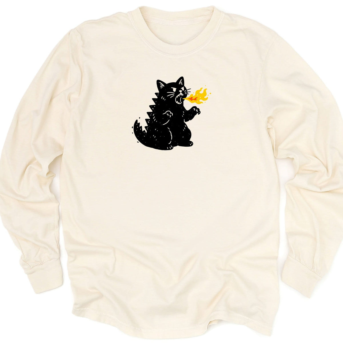 Tiny Kaiju Energy Long Sleeve Ivory / M 21256586090184861847 Long-sleeve