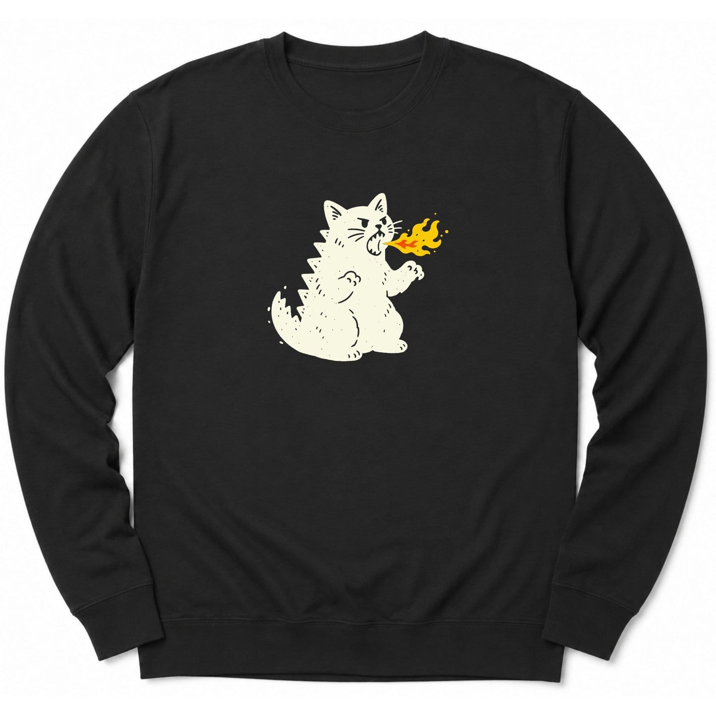 Tiny Kaiju Energy Sweatshirt S / Black 20043453231338484266 Sweatshirt